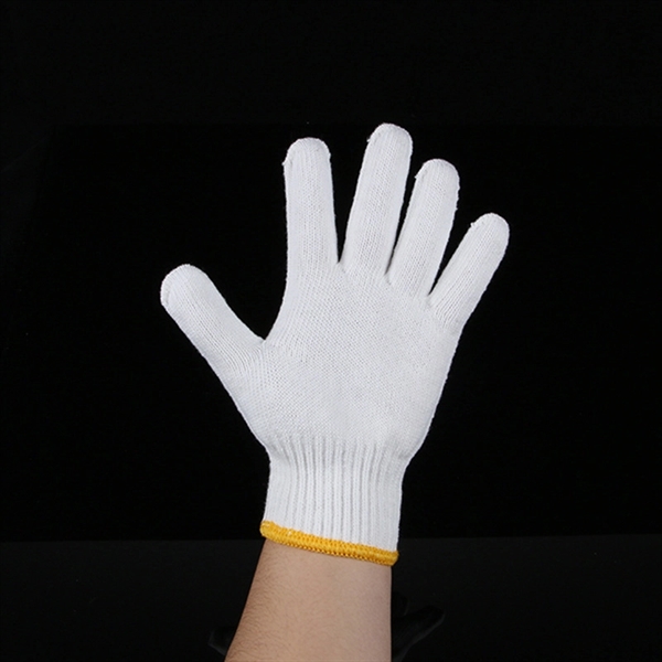 Cotton Knitted Worker Labor Safety Work Gloves - Cotton Knitted Worker Labor Safety Work Gloves - Image 5 of 6
