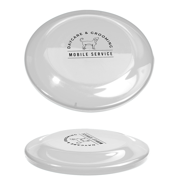 Transparent Flying Disc (1 Color Imprint) - Transparent Flying Disc (1 Color Imprint) - Image 0 of 3