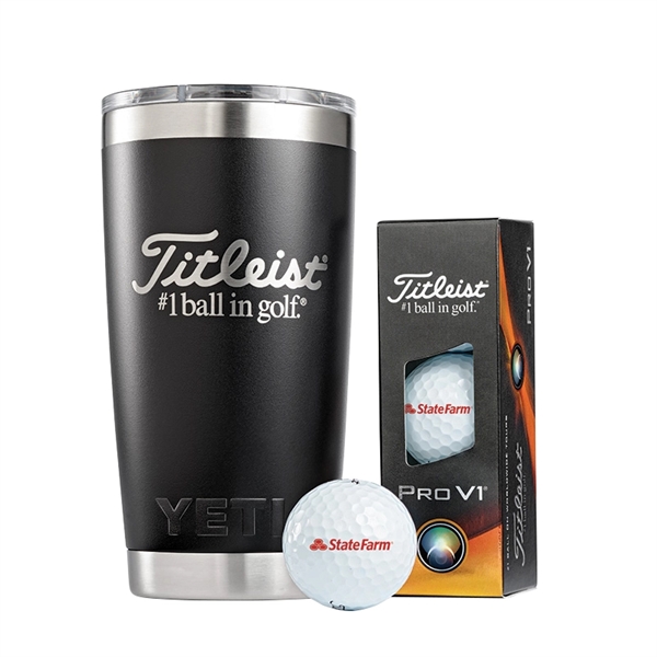 Titleist Yeti Tumbler Pro V1 Golf Ball Collection - Titleist Yeti Tumbler Pro V1 Golf Ball Collection - Image 0 of 2