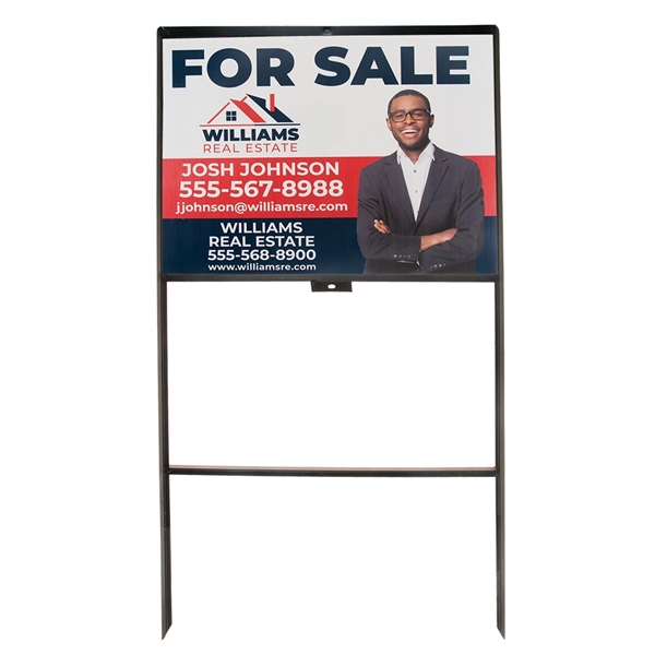 18" x 24" Metal Yard Sign & Frame Set - 18" x 24" Metal Yard Sign & Frame Set - Image 0 of 0