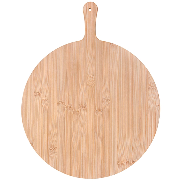 15-Inch Round Bamboo Pizza Cutting Board - 15-Inch Round Bamboo Pizza Cutting Board - Image 2 of 4