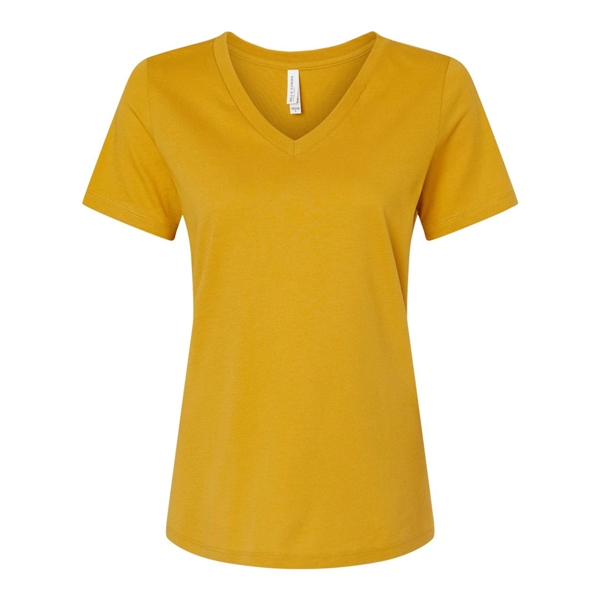 BELLA + CANVAS Women's Relaxed Jersey V-Neck Tee - BELLA + CANVAS Women's Relaxed Jersey V-Neck Tee - Image 95 of 100