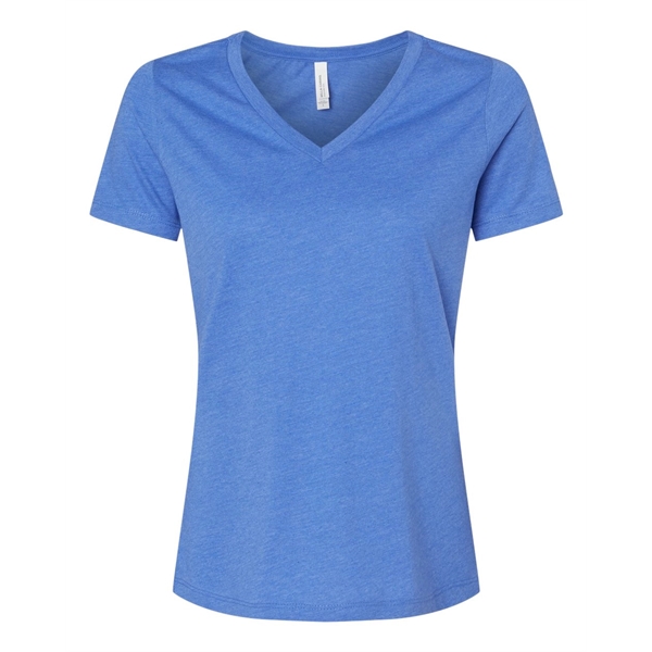 BELLA + CANVAS Women's Relaxed Heather CVC V-Neck Tee - BELLA + CANVAS Women's Relaxed Heather CVC V-Neck Tee - Image 23 of 26