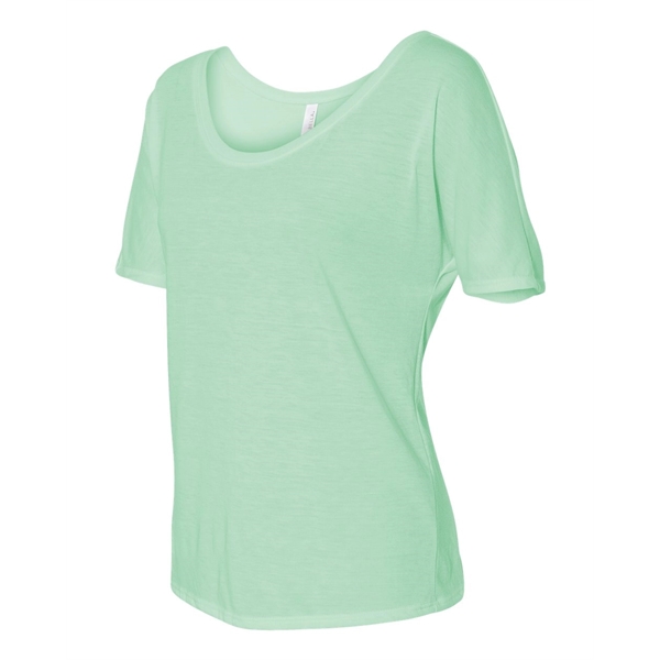 BELLA + CANVAS Women's Flowy Draped Dolman Tee - BELLA + CANVAS Women's Flowy Draped Dolman Tee - Image 59 of 75