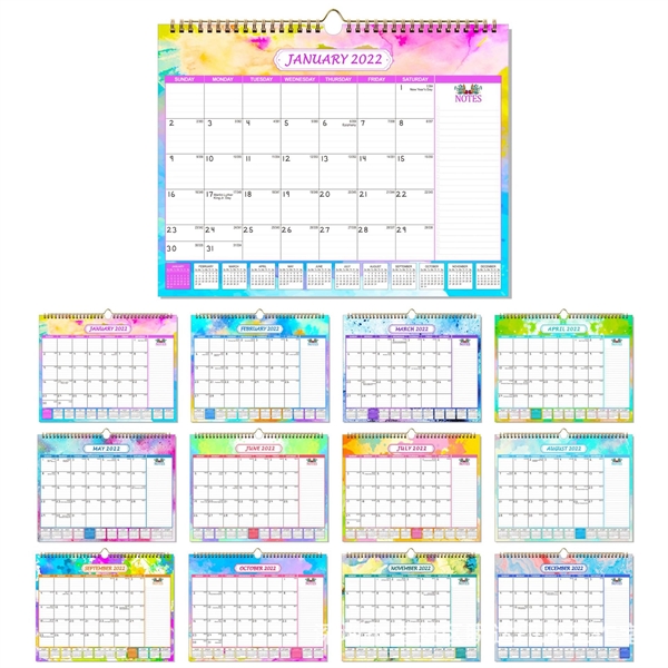 Customized Monthly Wall Calendar For Planning & Organizing - Customized Monthly Wall Calendar For Planning & Organizing - Image 0 of 4