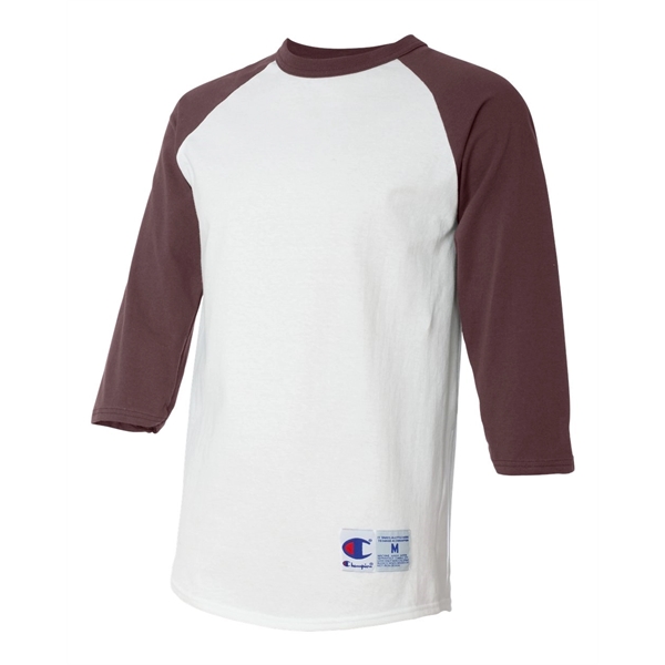 Champion Unisex Raglan Sleeve Baseball T-Shirt - Champion Unisex Raglan Sleeve Baseball T-Shirt - Image 33 of 33