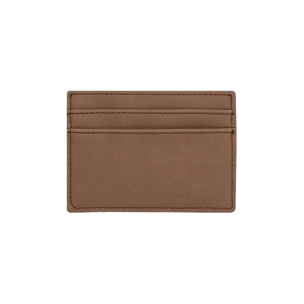 Dark Brown Leatherette Wallet Clip - Dark Brown Leatherette Wallet Clip - Image 1 of 1