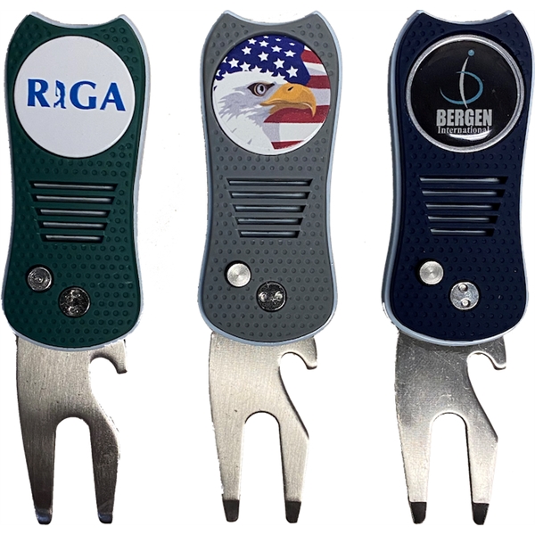 Deluxe 4-in-1 Switchblade Divot Tool - Deluxe 4-in-1 Switchblade Divot Tool - Image 3 of 18
