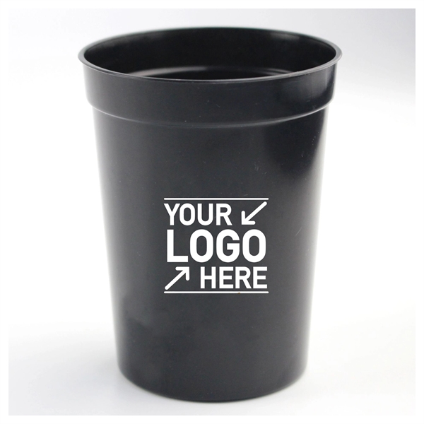 8 oz Black Reusable Plastic Cup - 8 oz Black Reusable Plastic Cup - Image 0 of 0