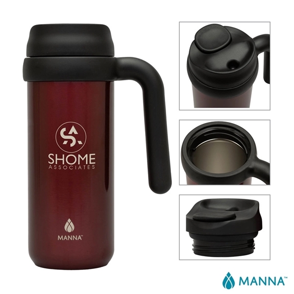 Manna™ 16 oz. Mocha Stainless Steel Mug - Manna™ 16 oz. Mocha Stainless Steel Mug - Image 0 of 5