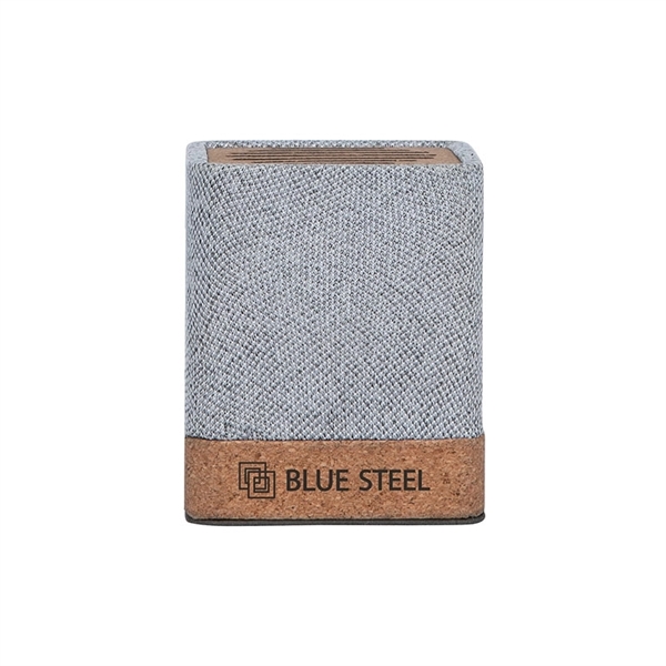 Grayson 5W RPET & Cork Wireless Speaker - Grayson 5W RPET & Cork Wireless Speaker - Image 1 of 1