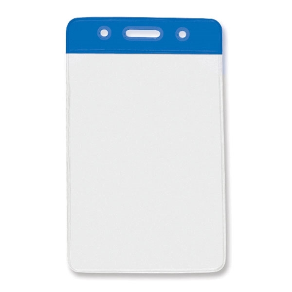 Vertical Vinyl Badge Holder / Nametag Holder with Color Bar - Vertical Vinyl Badge Holder / Nametag Holder with Color Bar - Image 8 of 9