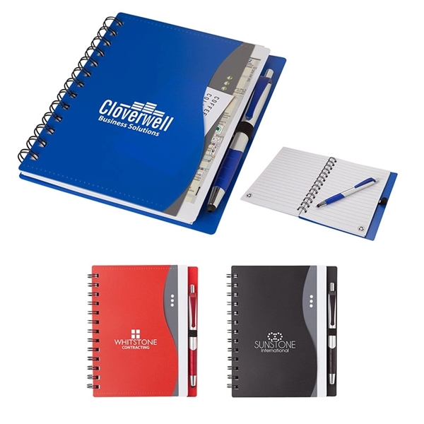 Bellevue Junior Notebook w/Stylus Pen - Bellevue Junior Notebook w/Stylus Pen - Image 0 of 3