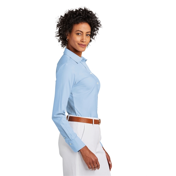 Brooks Brothers Women's Wrinkle-Free Stretch Pinpoint Shirt - Brooks Brothers Women's Wrinkle-Free Stretch Pinpoint Shirt - Image 10 of 19