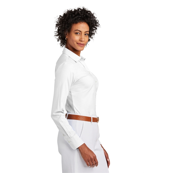 Brooks Brothers Women's Wrinkle-Free Stretch Pinpoint Shirt - Brooks Brothers Women's Wrinkle-Free Stretch Pinpoint Shirt - Image 12 of 19