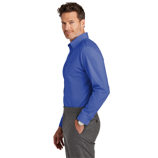 Brooks Brothers Wrinkle-Free Stretch Nailhead Shirt - Brooks Brothers Wrinkle-Free Stretch Nailhead Shirt - Image 10 of 29