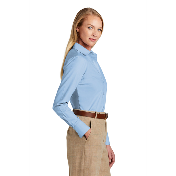 Brooks Brothers Women's Wrinkle-Free Stretch Nailhead Shirt - Brooks Brothers Women's Wrinkle-Free Stretch Nailhead Shirt - Image 16 of 29