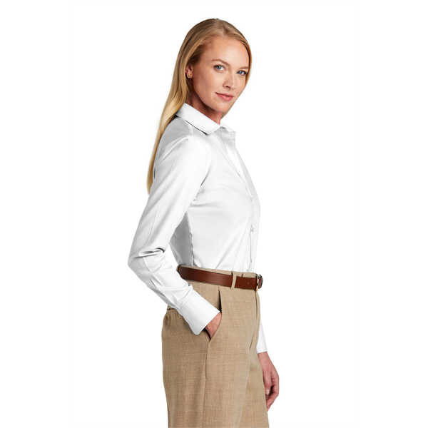 Brooks Brothers Women's Wrinkle-Free Stretch Nailhead Shirt - Brooks Brothers Women's Wrinkle-Free Stretch Nailhead Shirt - Image 18 of 29