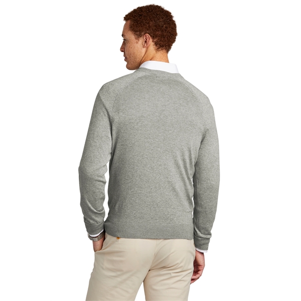 Brooks Brothers Cotton Stretch V-Neck Sweater - Brooks Brothers Cotton Stretch V-Neck Sweater - Image 6 of 14