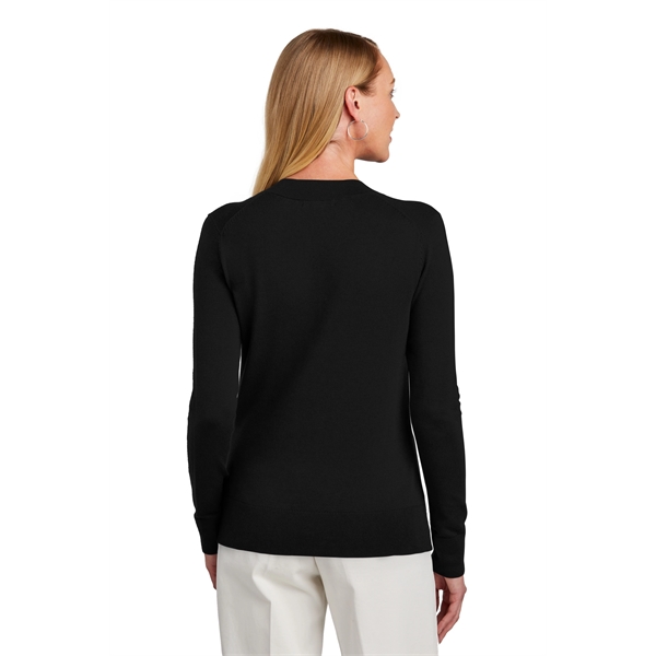 Brooks Brothers Women's Cotton Stretch V-Neck Sweater - Brooks Brothers Women's Cotton Stretch V-Neck Sweater - Image 5 of 19