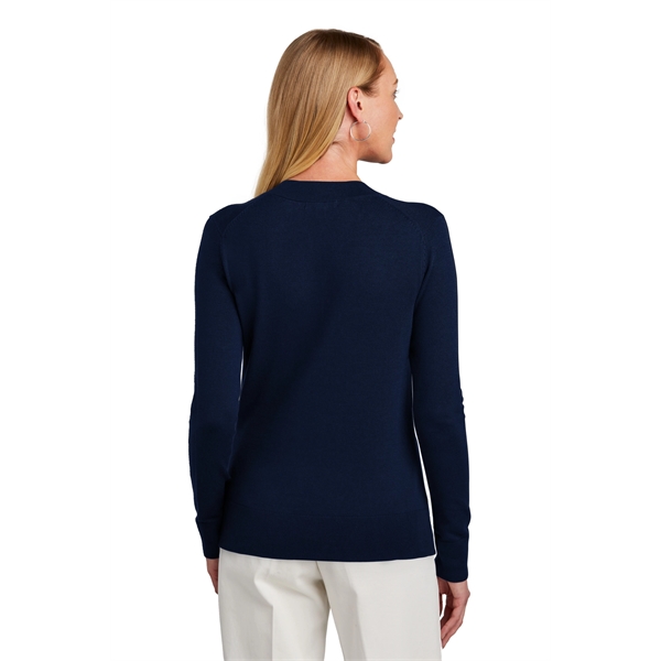 Brooks Brothers Women's Cotton Stretch V-Neck Sweater - Brooks Brothers Women's Cotton Stretch V-Neck Sweater - Image 9 of 19