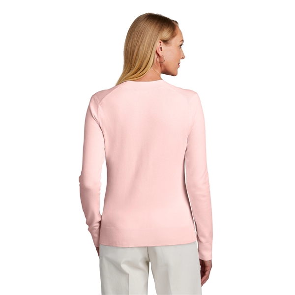 Brooks Brothers Women's Cotton Stretch V-Neck Sweater - Brooks Brothers Women's Cotton Stretch V-Neck Sweater - Image 11 of 19