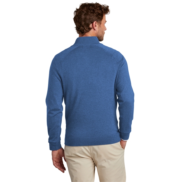 Brooks Brothers Cotton Stretch 1/4-Zip Sweater - Brooks Brothers Cotton Stretch 1/4-Zip Sweater - Image 5 of 19