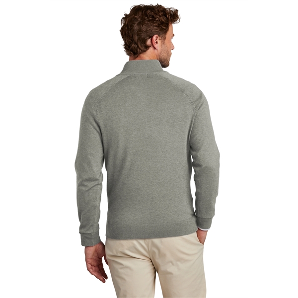 Brooks Brothers Cotton Stretch 1/4-Zip Sweater - Brooks Brothers Cotton Stretch 1/4-Zip Sweater - Image 9 of 19