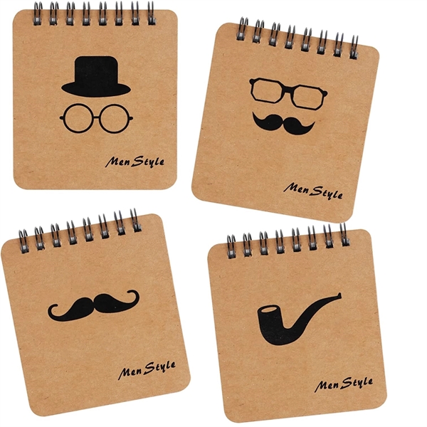 Kraft Spiral Mini Notepad - Kraft Spiral Mini Notepad - Image 0 of 5