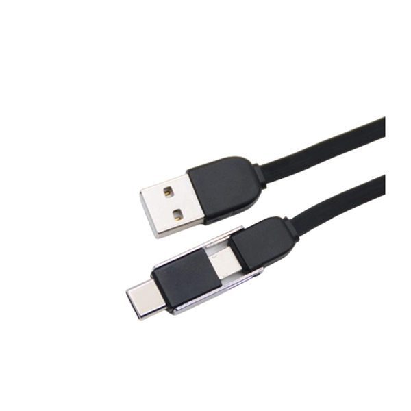 2-in-1 Retractable Type C Charging Cable - 2-in-1 Retractable Type C Charging Cable - Image 7 of 13