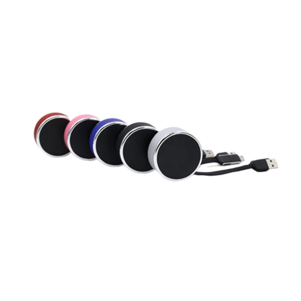 2-in-1 Retractable Type C Charging Cable - 2-in-1 Retractable Type C Charging Cable - Image 10 of 13