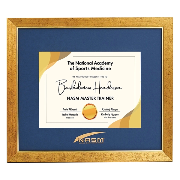 Custom Gold Leaf Diploma Frame - Custom Gold Leaf Diploma Frame - Image 0 of 0