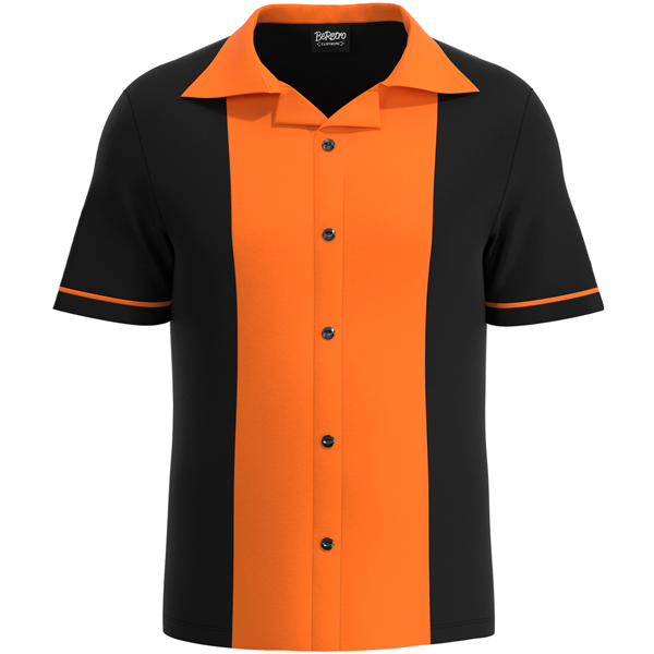 USA-Made Retro Bowling Shirt , Button Down, Matching Ladies - USA-Made Retro Bowling Shirt , Button Down, Matching Ladies - Image 2 of 7