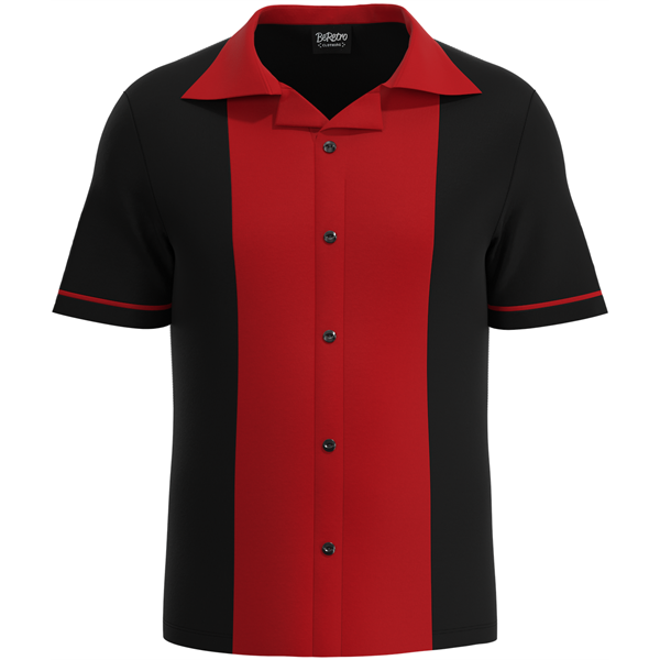 USA-Made Retro Bowling Shirt , Button Down, Matching Ladies - USA-Made Retro Bowling Shirt , Button Down, Matching Ladies - Image 4 of 7