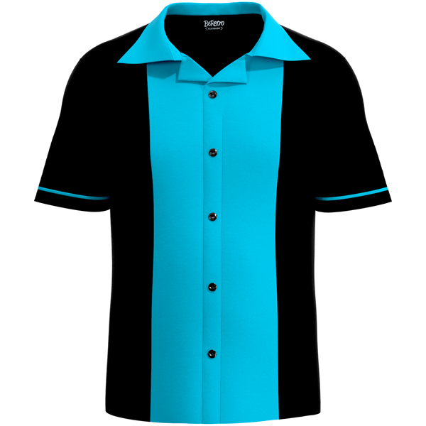 USA-Made Retro Bowling Shirt , Button Down, Matching Ladies - USA-Made Retro Bowling Shirt , Button Down, Matching Ladies - Image 0 of 7