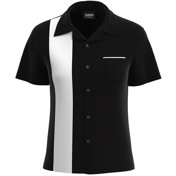 USA-Made Women's Retro Bowling Shirt 50's Style - USA-Made Women's Retro Bowling Shirt 50's Style - Image 11 of 19