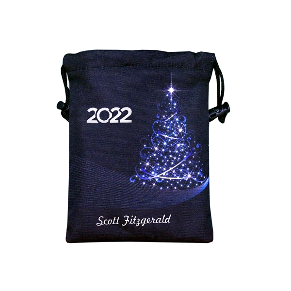 Sublimated Drawstring Valuables Pouch w/ Free Shipping - Sublimated Drawstring Valuables Pouch w/ Free Shipping - Image 10 of 12