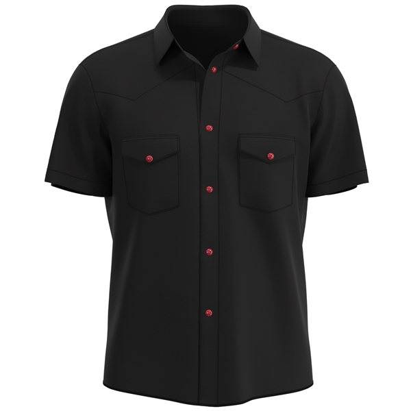 USA-Made Short Sleeve Western Shirt - USA-Made Short Sleeve Western Shirt - Image 5 of 14