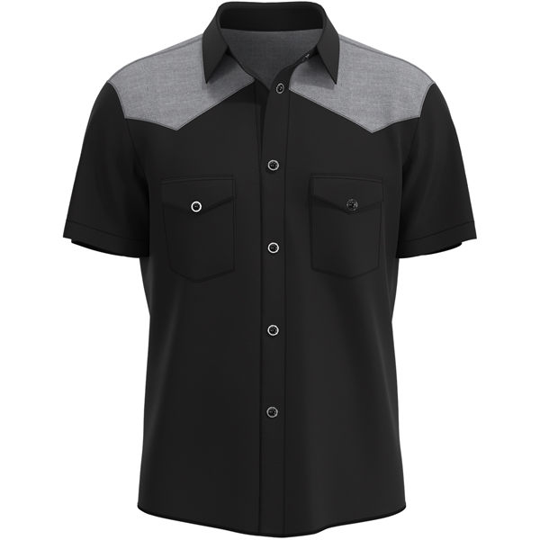 USA-Made Short Sleeve Western Shirt - USA-Made Short Sleeve Western Shirt - Image 1 of 14