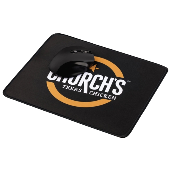 Large Mouse Pad w/Stitched Edges and Full Color Sublimation - Large Mouse Pad w/Stitched Edges and Full Color Sublimation - Image 1 of 2
