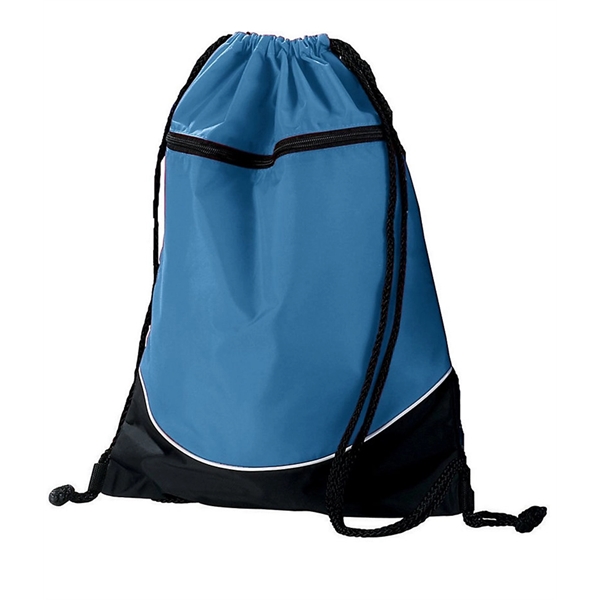 Tri-Color Drawstring Backpack
