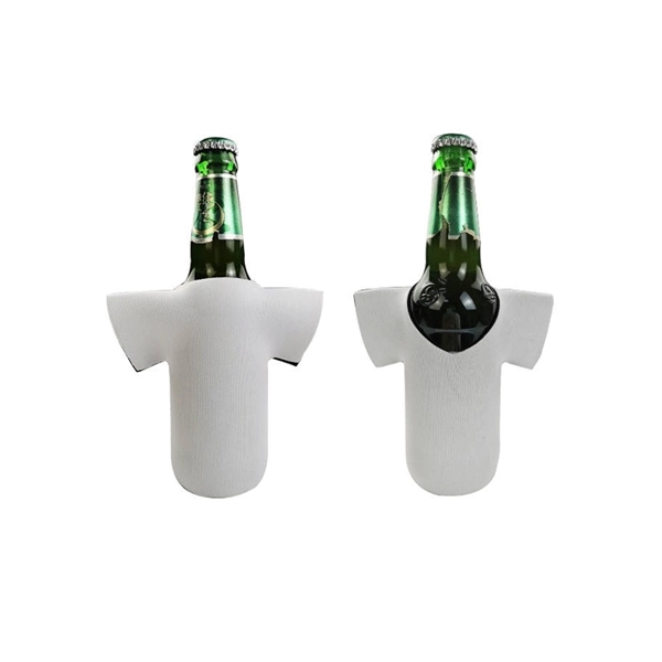T-shirt-shaped Bottle Cooler - T-shirt-shaped Bottle Cooler - Image 1 of 1
