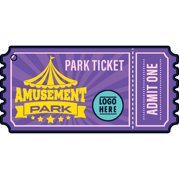 Stock Shape Acrylic Key Tags - Stock Shape Acrylic Key Tags - Image 0 of 1