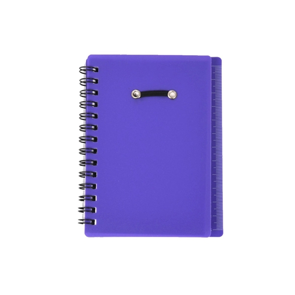 4 Pcs Spiral Notebook With Pen/Sticky Note/Ruler/Tabs - 4 Pcs Spiral Notebook With Pen/Sticky Note/Ruler/Tabs - Image 4 of 5