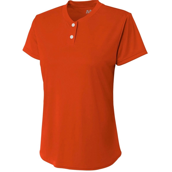 Girls Tek 2-Button Henley