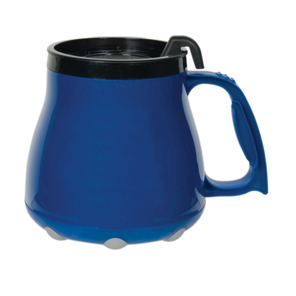 16 Oz. Mug W/ Special Rubber Grip Base & Slider Lid - 16 Oz. Mug W/ Special Rubber Grip Base & Slider Lid - Image 5 of 8