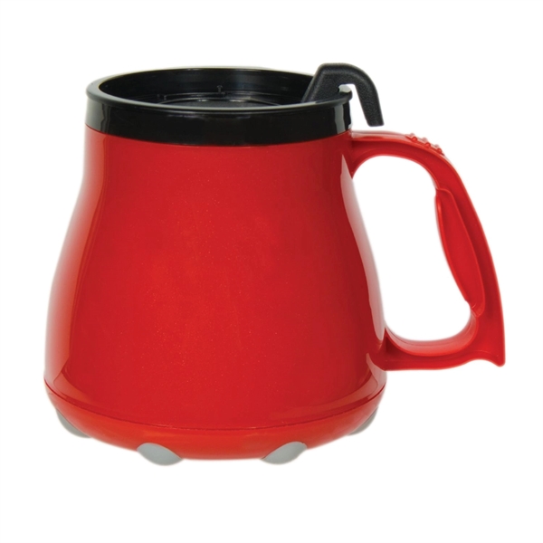 16 Oz. Mug W/ Special Rubber Grip Base & Slider Lid - 16 Oz. Mug W/ Special Rubber Grip Base & Slider Lid - Image 6 of 8