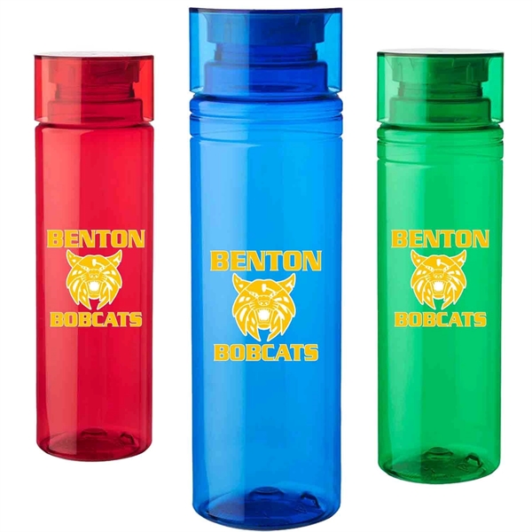 30 Oz. Plastic Cylindrical Water Bottles - 30 Oz. Plastic Cylindrical Water Bottles - Image 1 of 9