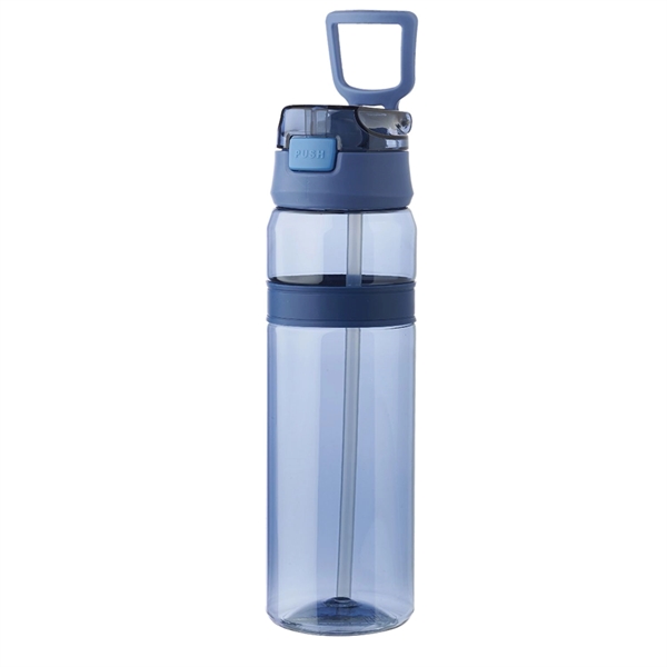 28 Oz. Plastic Water Bottle With Easy Carry Loop Handle - 28 Oz. Plastic Water Bottle With Easy Carry Loop Handle - Image 4 of 4