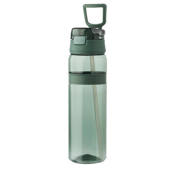 28 Oz. Plastic Water Bottle With Easy Carry Loop Handle - 28 Oz. Plastic Water Bottle With Easy Carry Loop Handle - Image 1 of 4